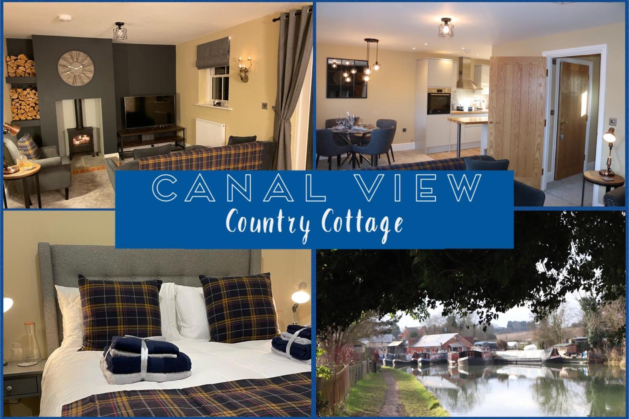 Canal View Cottage With Log Fire & Parking Blisworth Zewnętrze zdjęcie